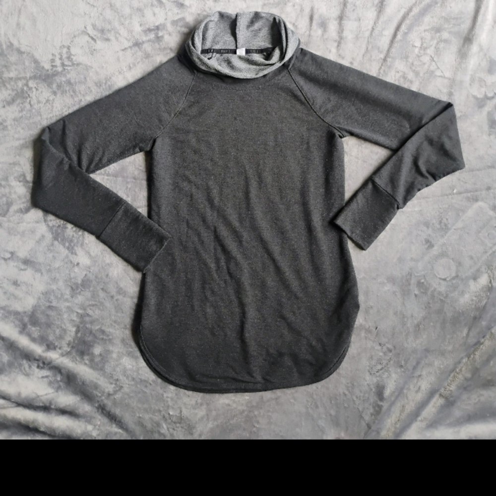 RBX Gray Turtleneck Sweater with Slim Fit